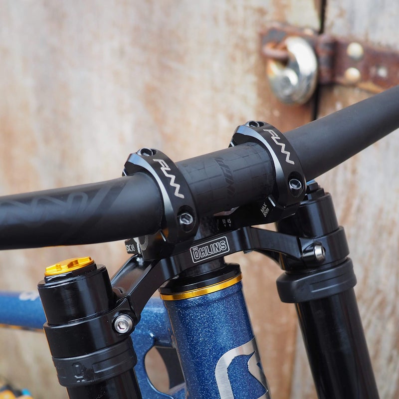 Funn RSX Mountain Bike Direct Mount Bike Stem with 31.8mm Bar Clamp, 2 Pieces Lightweight Split Design for Dual Crown Forks, Adjustable Extension 45-50mm with 20mm Rise (Gray) - Image 4